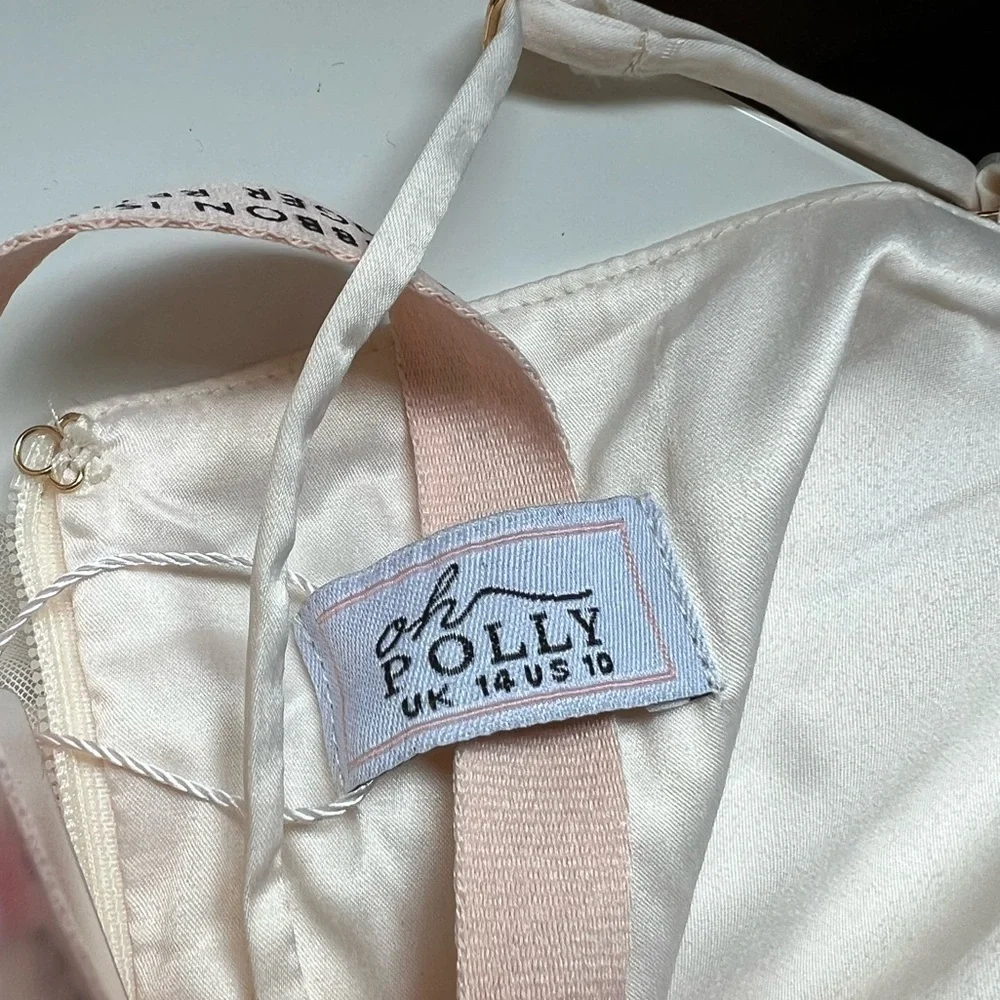 Oh Polly Cecily Dress Cream SEE DESCRIPTION - Picture 12 of 12